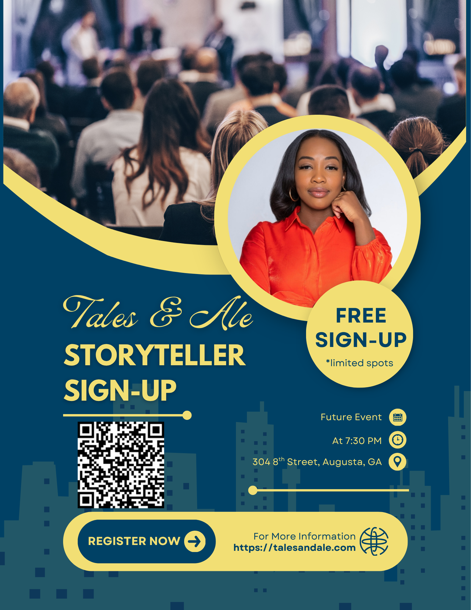 Sign-up to Tell a Story at Tales and Ale